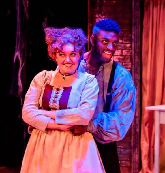 Sweeney Todd would not be complete without his accomplice and baker of "meat" pies - Mrs. Lovett, portrayed by Allysun Mellick.